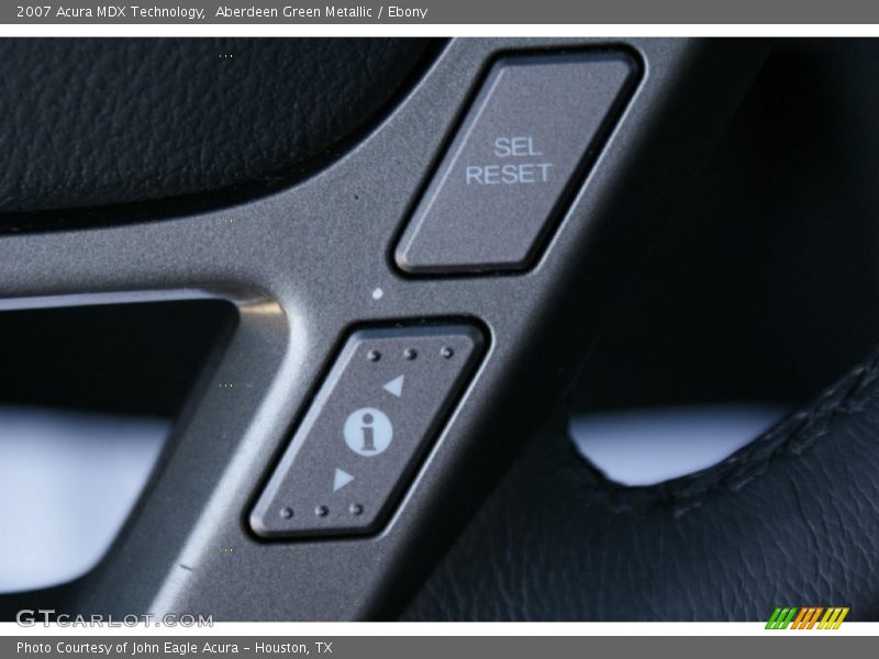 Aberdeen Green Metallic / Ebony 2007 Acura MDX Technology