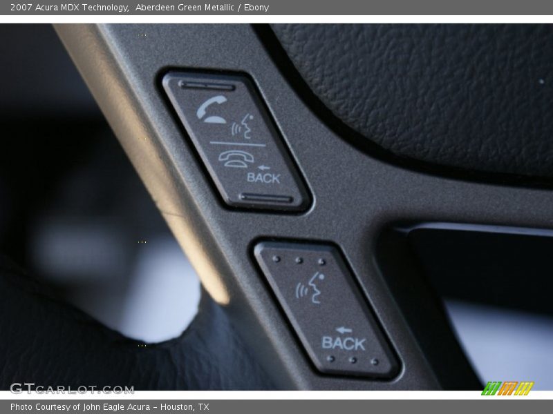 Aberdeen Green Metallic / Ebony 2007 Acura MDX Technology