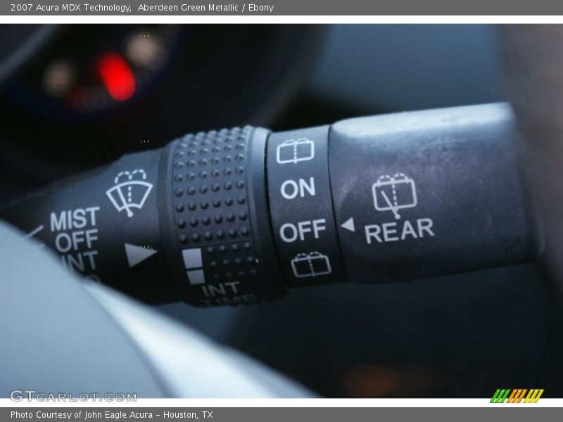 Aberdeen Green Metallic / Ebony 2007 Acura MDX Technology