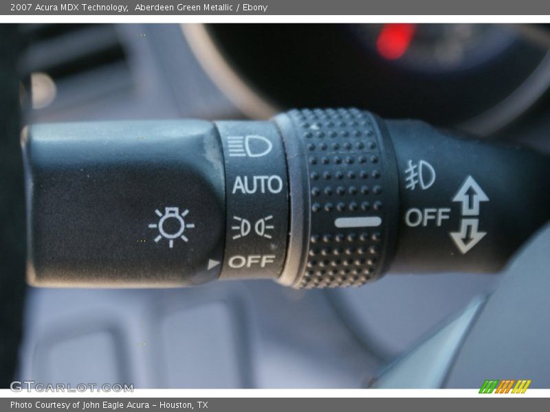 Aberdeen Green Metallic / Ebony 2007 Acura MDX Technology