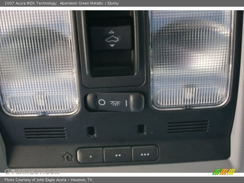 Aberdeen Green Metallic / Ebony 2007 Acura MDX Technology