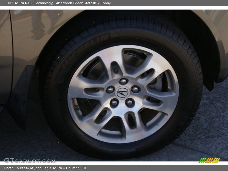 Aberdeen Green Metallic / Ebony 2007 Acura MDX Technology