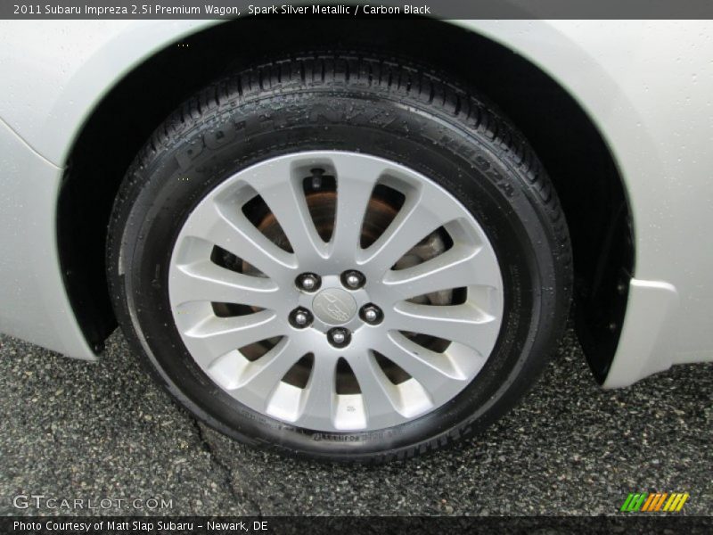 Spark Silver Metallic / Carbon Black 2011 Subaru Impreza 2.5i Premium Wagon