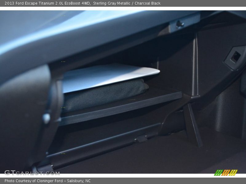 Sterling Gray Metallic / Charcoal Black 2013 Ford Escape Titanium 2.0L EcoBoost 4WD