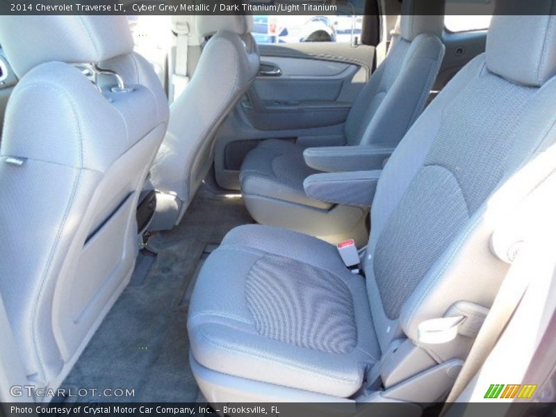 Cyber Grey Metallic / Dark Titanium/Light Titanium 2014 Chevrolet Traverse LT