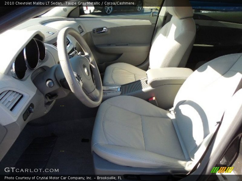 Taupe Gray Metallic / Cocoa/Cashmere 2010 Chevrolet Malibu LT Sedan