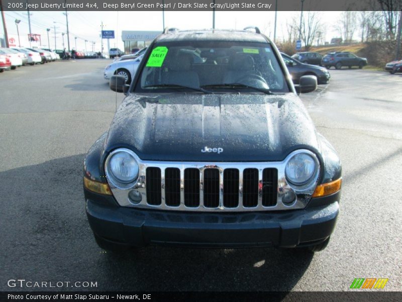 Deep Beryl Green Pearl / Dark Slate Gray/Light Slate Gray 2005 Jeep Liberty Limited 4x4