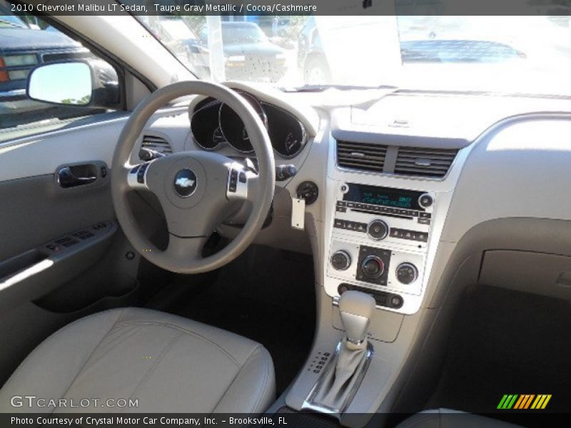 Taupe Gray Metallic / Cocoa/Cashmere 2010 Chevrolet Malibu LT Sedan