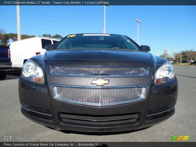 Taupe Gray Metallic / Cocoa/Cashmere 2010 Chevrolet Malibu LT Sedan