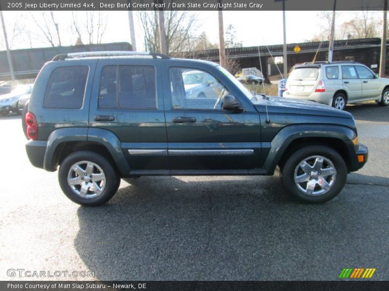 Deep Beryl Green Pearl / Dark Slate Gray/Light Slate Gray 2005 Jeep Liberty Limited 4x4