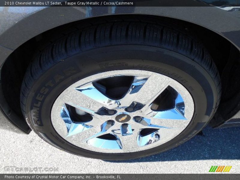 Taupe Gray Metallic / Cocoa/Cashmere 2010 Chevrolet Malibu LT Sedan