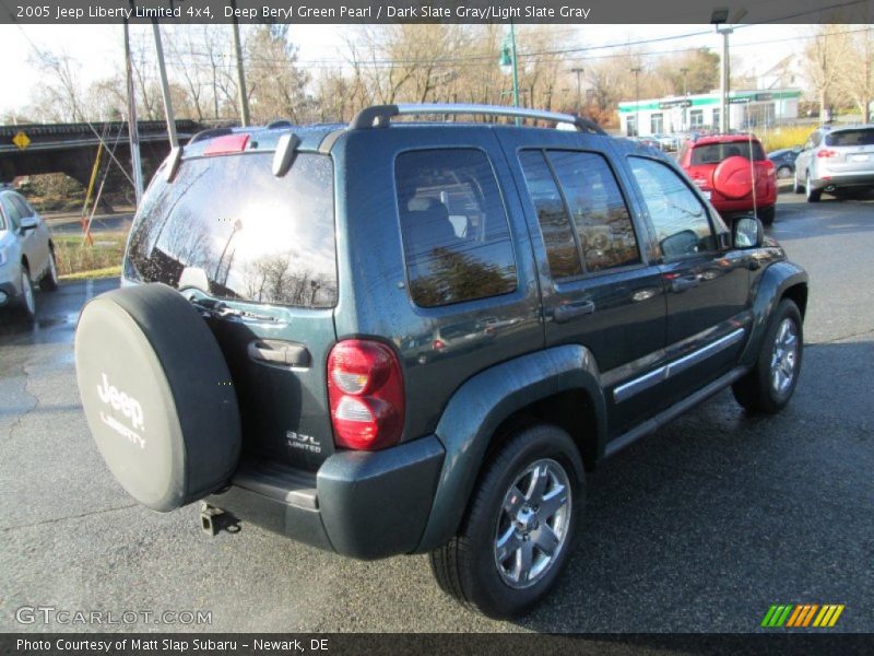 Deep Beryl Green Pearl / Dark Slate Gray/Light Slate Gray 2005 Jeep Liberty Limited 4x4