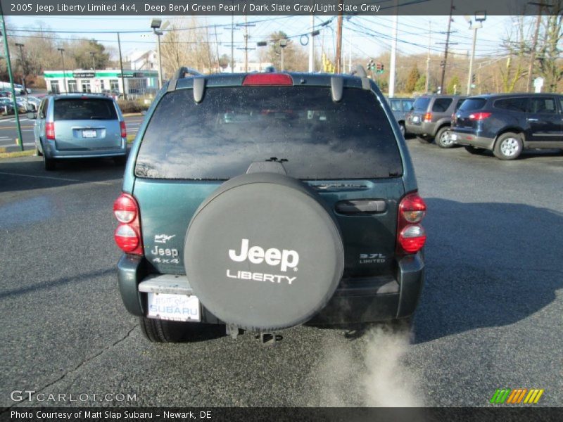 Deep Beryl Green Pearl / Dark Slate Gray/Light Slate Gray 2005 Jeep Liberty Limited 4x4