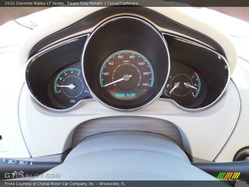 Taupe Gray Metallic / Cocoa/Cashmere 2010 Chevrolet Malibu LT Sedan