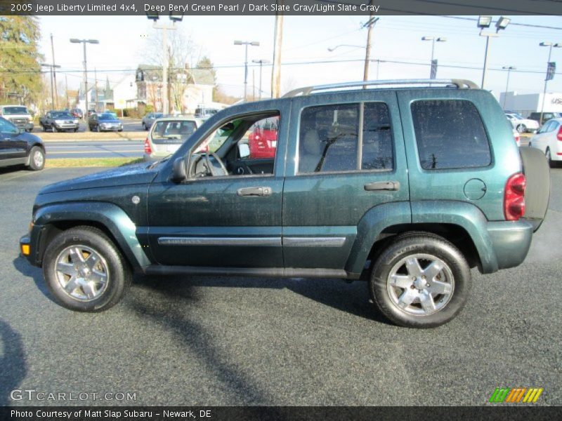 Deep Beryl Green Pearl / Dark Slate Gray/Light Slate Gray 2005 Jeep Liberty Limited 4x4