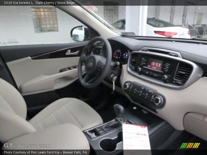  2016 Sorento L Stone Beige Interior