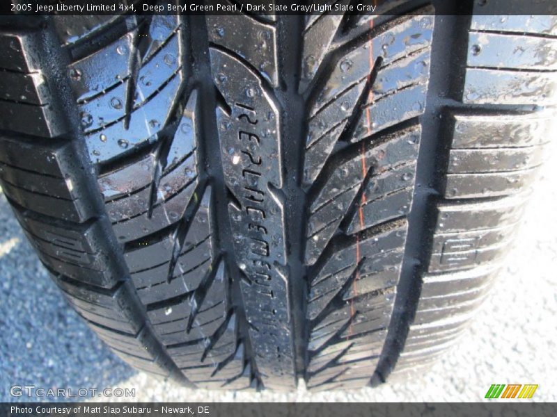 Deep Beryl Green Pearl / Dark Slate Gray/Light Slate Gray 2005 Jeep Liberty Limited 4x4