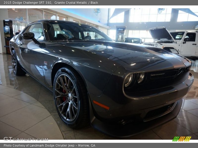 Granite Crystal Metallic / Black 2015 Dodge Challenger SRT 392