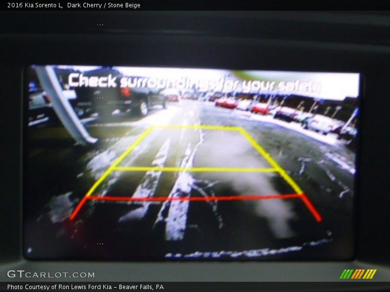 Dark Cherry / Stone Beige 2016 Kia Sorento L