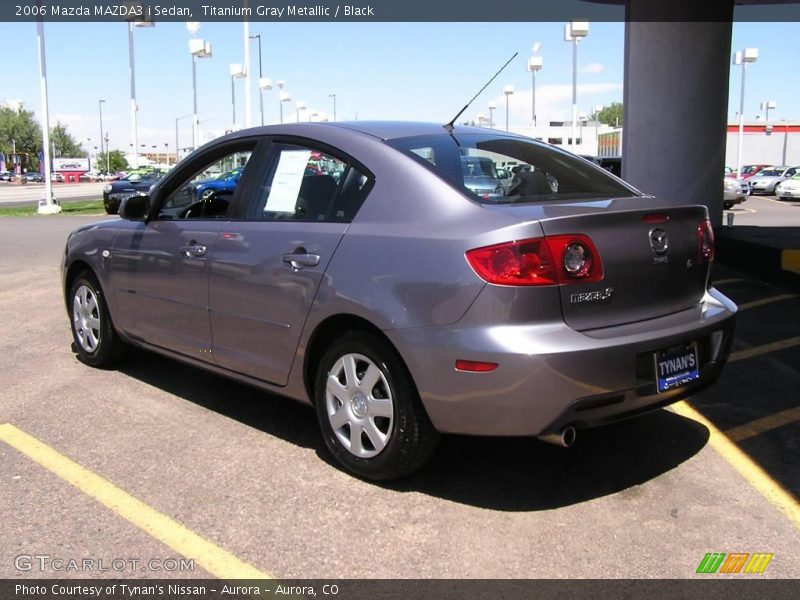 Titanium Gray Metallic / Black 2006 Mazda MAZDA3 i Sedan