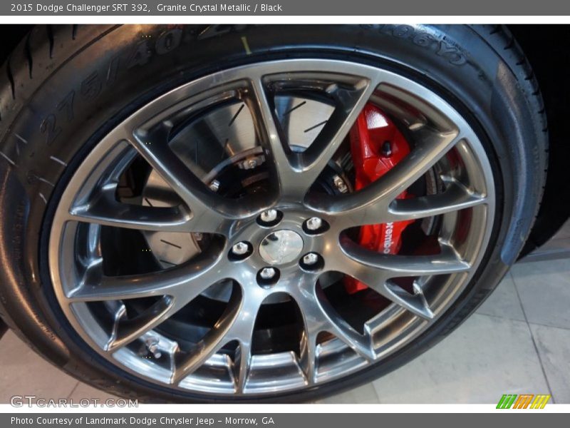 Granite Crystal Metallic / Black 2015 Dodge Challenger SRT 392