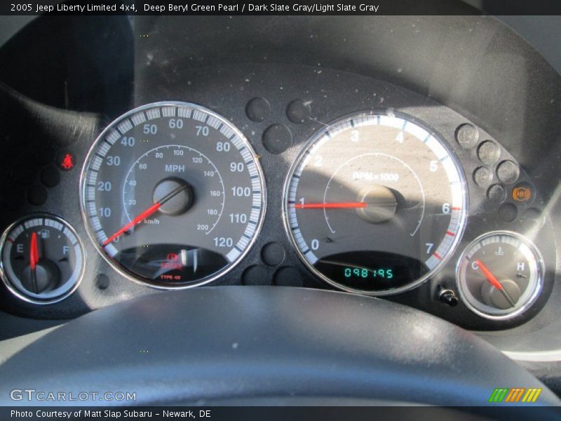 Deep Beryl Green Pearl / Dark Slate Gray/Light Slate Gray 2005 Jeep Liberty Limited 4x4