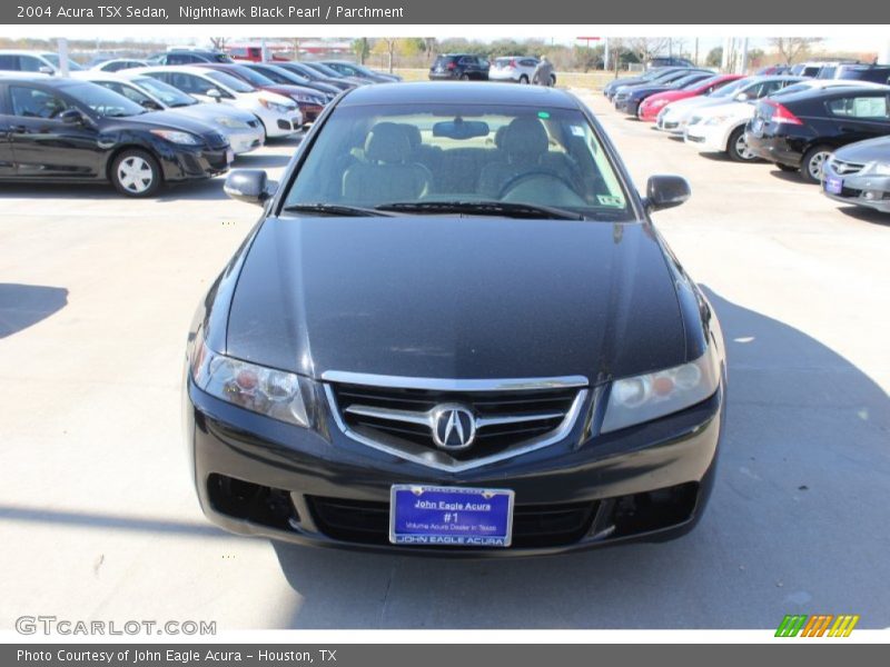Nighthawk Black Pearl / Parchment 2004 Acura TSX Sedan
