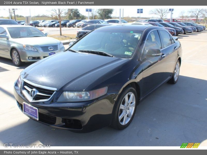 Nighthawk Black Pearl / Parchment 2004 Acura TSX Sedan