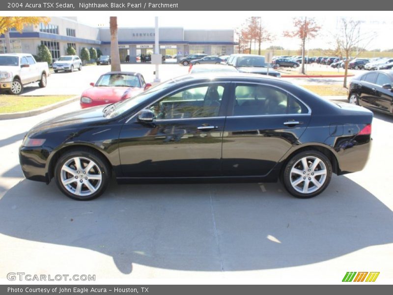 Nighthawk Black Pearl / Parchment 2004 Acura TSX Sedan