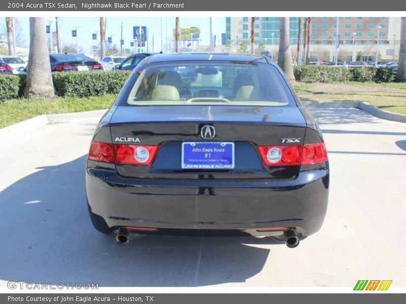 Nighthawk Black Pearl / Parchment 2004 Acura TSX Sedan
