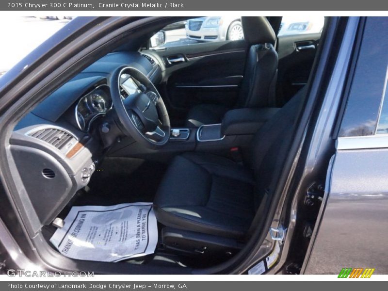 Granite Crystal Metallic / Black 2015 Chrysler 300 C Platinum
