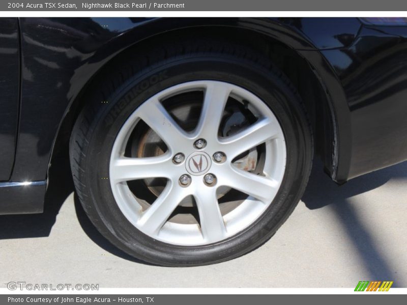 Nighthawk Black Pearl / Parchment 2004 Acura TSX Sedan