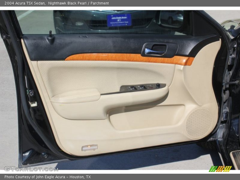 Nighthawk Black Pearl / Parchment 2004 Acura TSX Sedan