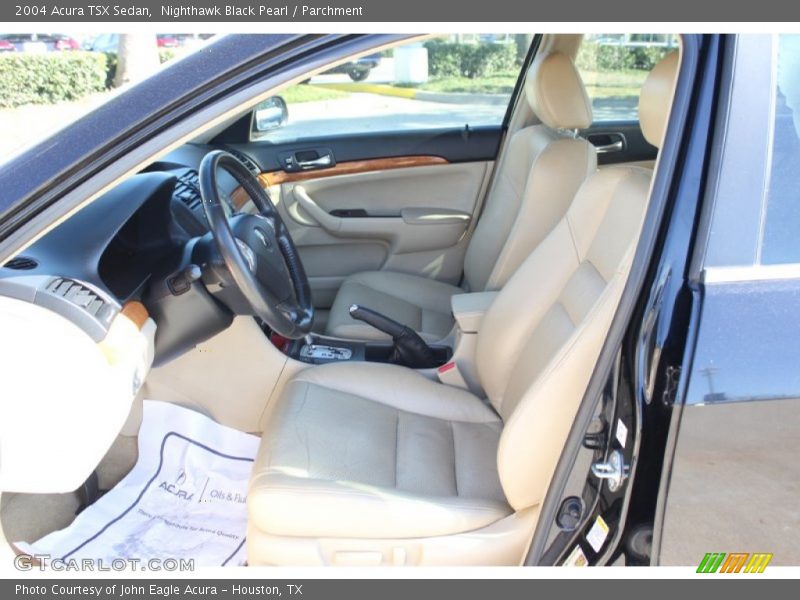 Nighthawk Black Pearl / Parchment 2004 Acura TSX Sedan