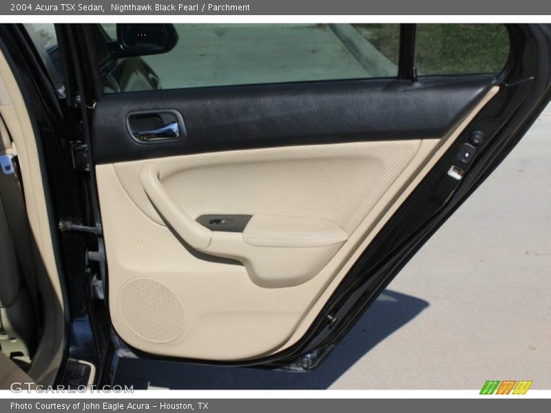 Nighthawk Black Pearl / Parchment 2004 Acura TSX Sedan