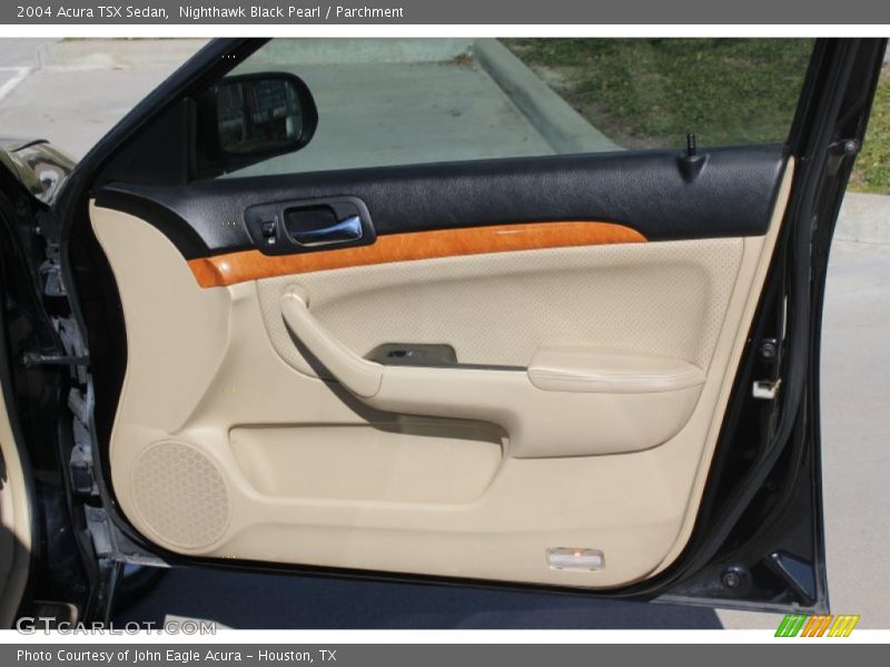 Nighthawk Black Pearl / Parchment 2004 Acura TSX Sedan