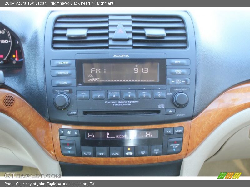 Nighthawk Black Pearl / Parchment 2004 Acura TSX Sedan