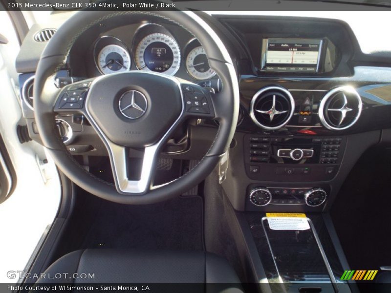Polar White / Black 2015 Mercedes-Benz GLK 350 4Matic