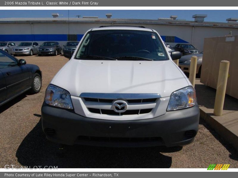 Classic White / Dark Flint Gray 2006 Mazda Tribute i