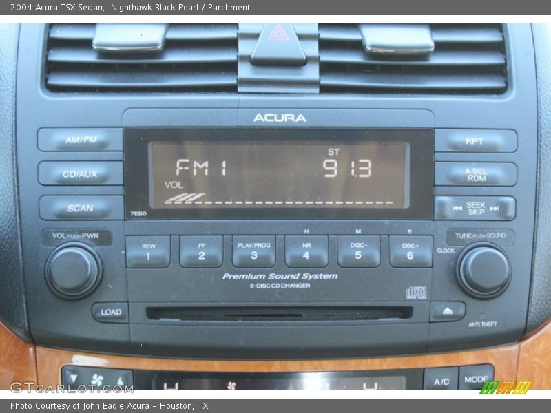 Nighthawk Black Pearl / Parchment 2004 Acura TSX Sedan