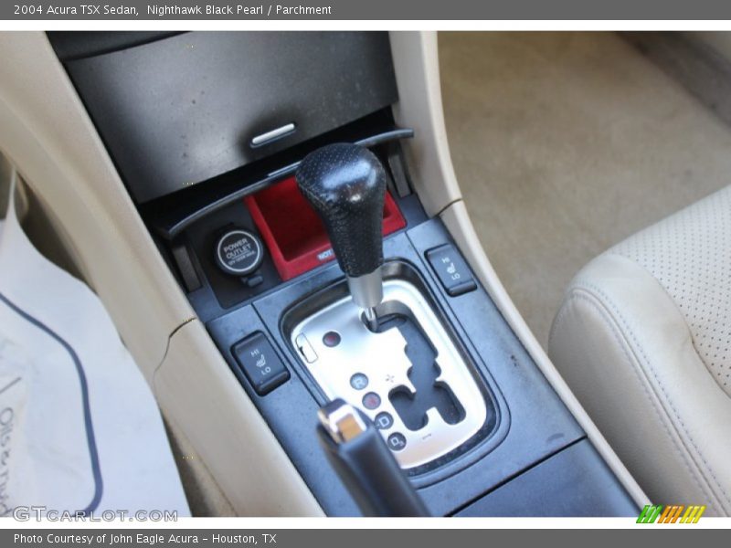 Nighthawk Black Pearl / Parchment 2004 Acura TSX Sedan