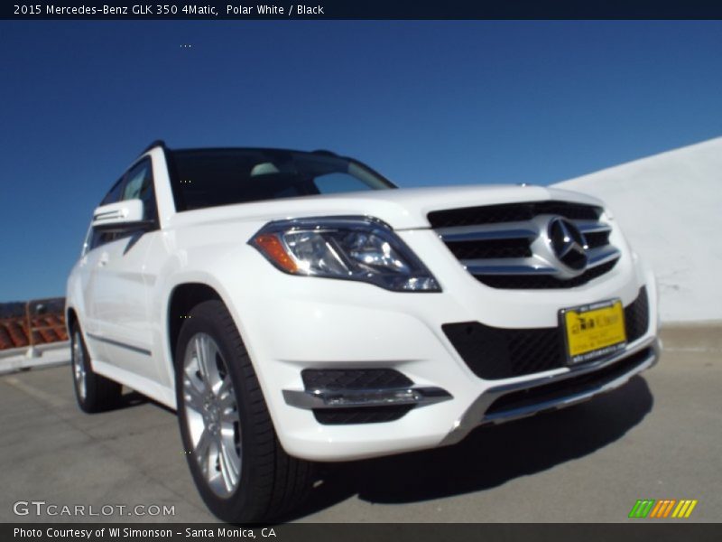 Polar White / Black 2015 Mercedes-Benz GLK 350 4Matic
