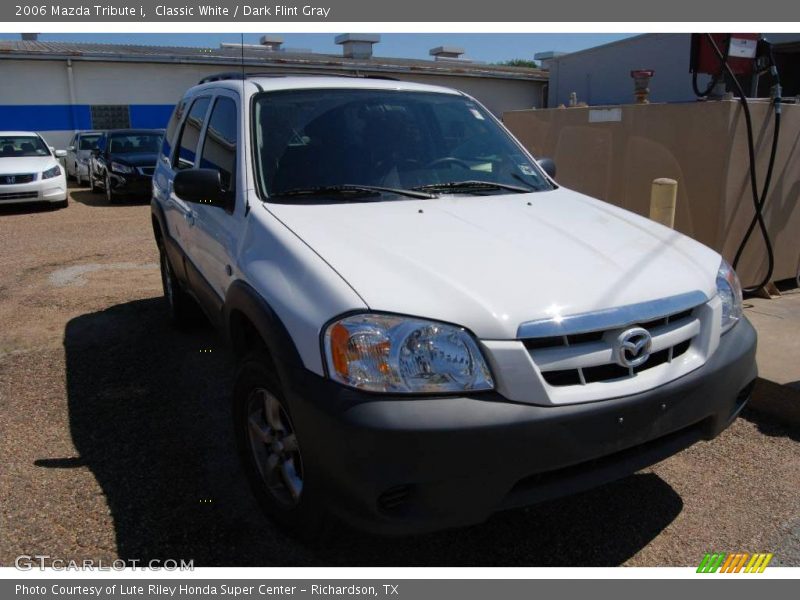 Classic White / Dark Flint Gray 2006 Mazda Tribute i
