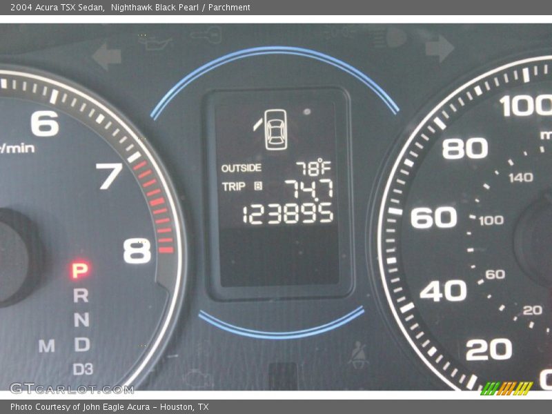 Nighthawk Black Pearl / Parchment 2004 Acura TSX Sedan