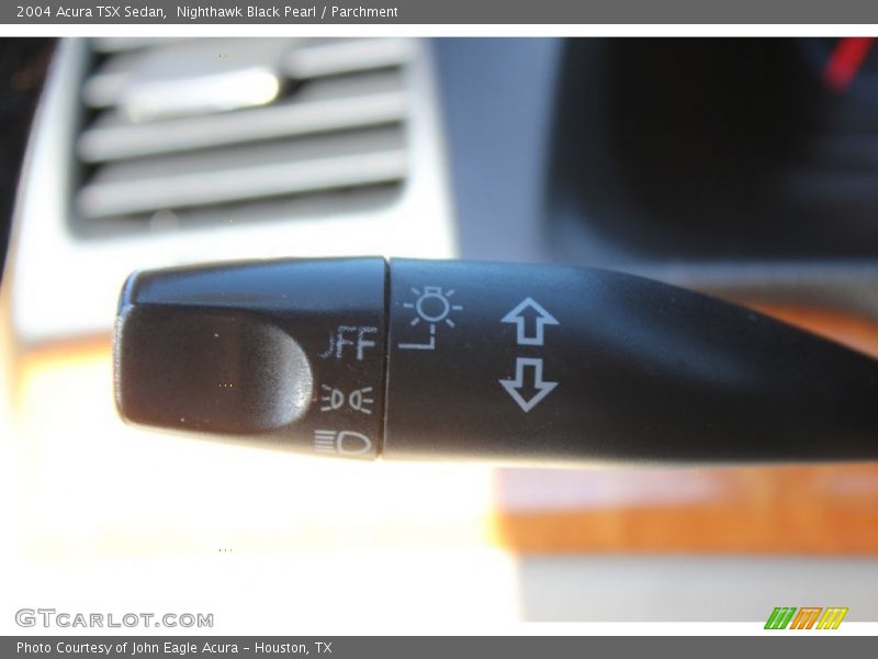 Nighthawk Black Pearl / Parchment 2004 Acura TSX Sedan