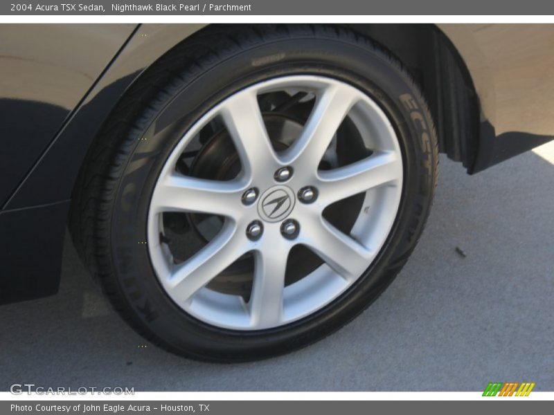 Nighthawk Black Pearl / Parchment 2004 Acura TSX Sedan