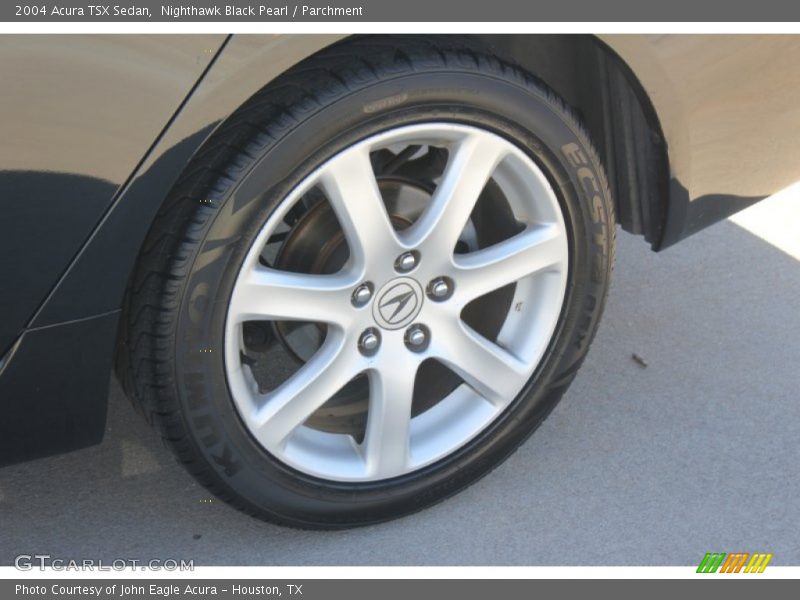 Nighthawk Black Pearl / Parchment 2004 Acura TSX Sedan