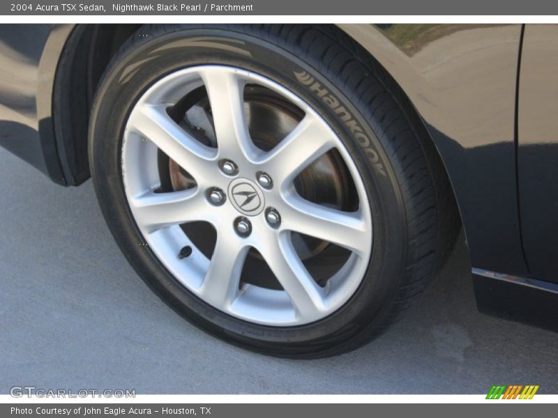 Nighthawk Black Pearl / Parchment 2004 Acura TSX Sedan