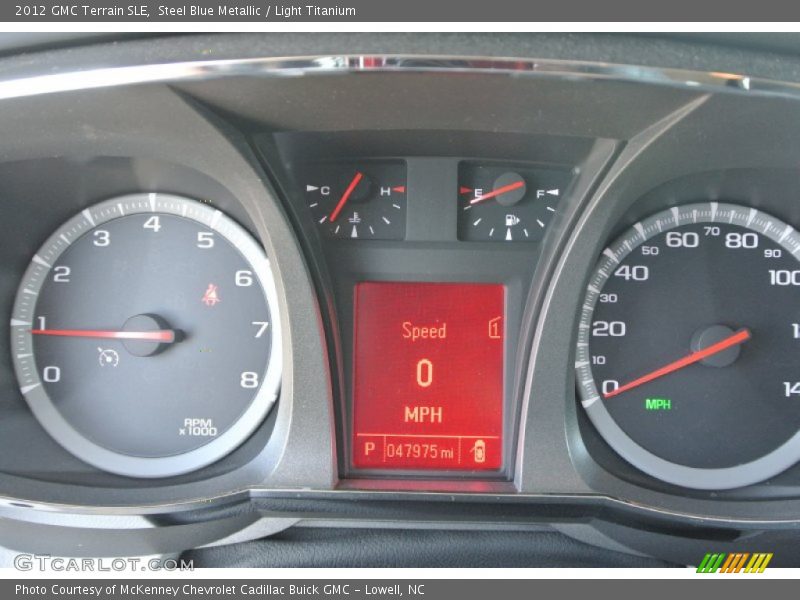 Steel Blue Metallic / Light Titanium 2012 GMC Terrain SLE