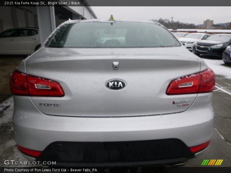 Bright Silver / Black 2015 Kia Forte Koup SX